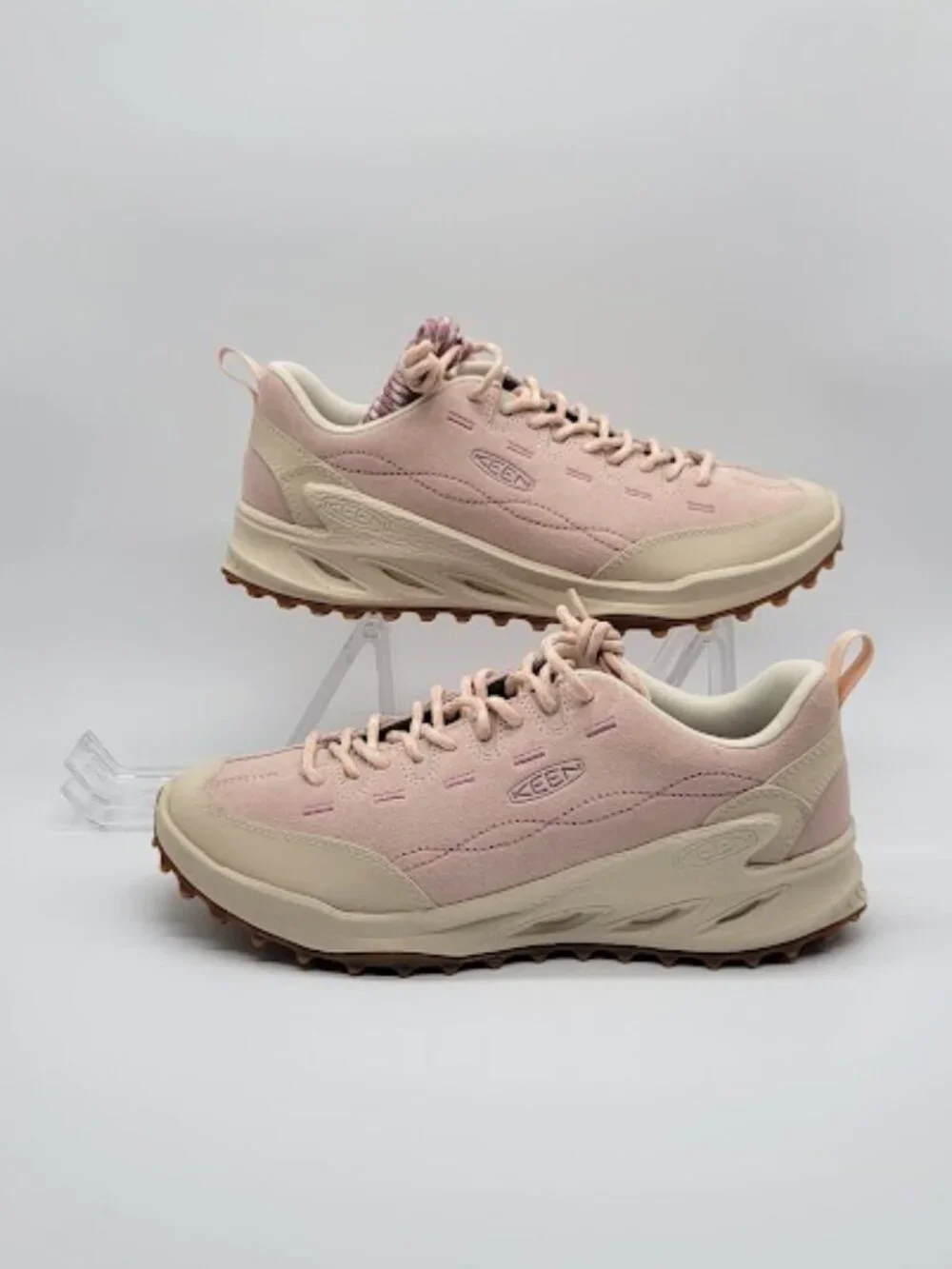 KEEN Jasper Zionic Women’s Rose/Lilas Suede Hiking Sneakers Shoes Size 9.5 NWOB